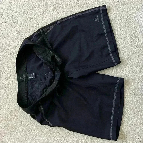 Prana Men’s Linear Board Swim Shorts Size 30 Inseam 10” Black - Picture 9 of 11